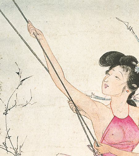 文水-胡也佛的仕女画和最知名的金瓶梅秘戏图